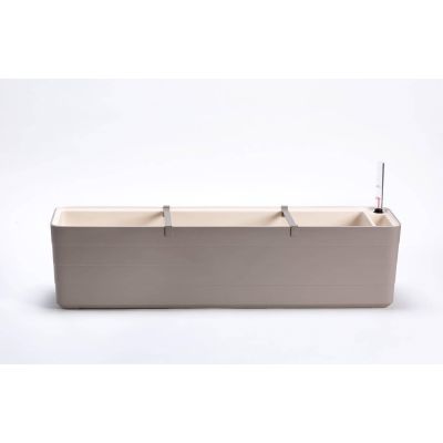 URBALIVE BERBERIS Donica samonawadniająca prostokątna 80 x 20 cm, jasnoszary