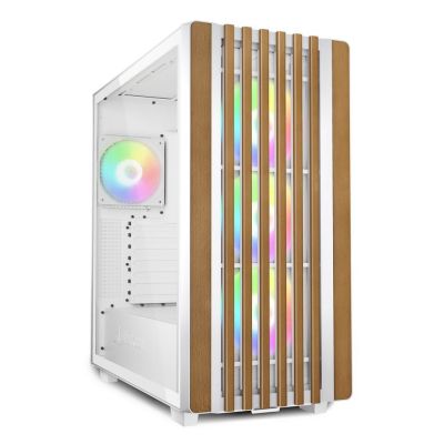 5. Pokrowiec Sharkoon Rebel C70G RGB ATX 1xSzkło białe