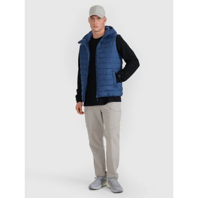 7. Bezrękawnik puchowy z wypełnieniem syntetycznym męski 4F 4FWAW25TVJAM225-32S