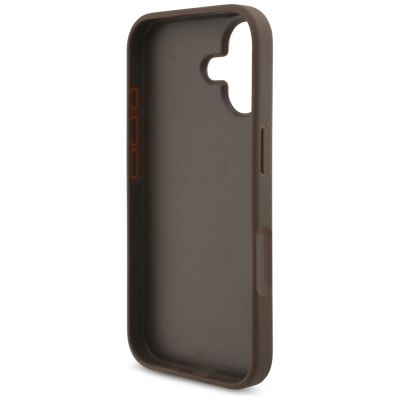 7. Etui Guess 4G Big Logo do iPhone 17 - brązowe