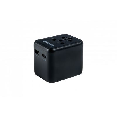 15. Verbatim 49544 adapter wtyczek zasilających Uniwersalne Czarny