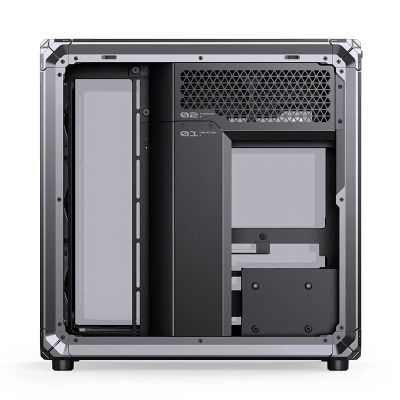19. Jonsbo X400 Pro PC-Gehäuse, Midi-Tower, ATX, Tempered Glass - grau