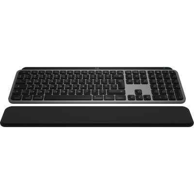 8. Logitech Master MX Keys S Combo for Mac klawiatura Dołączona myszka Dom/Biuro RF Wireless + Bluetooth QWERTY Amerykański międzynarodowy Aluminium, Czarny