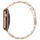 15. Pasek Spigen Modern Fit Band na Apple Watch 4/5/6/7/8/SE (38/40/41 mm) - różowo-złoty