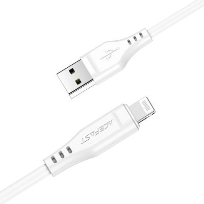 3. Acefast kabel MFI USB - Lightning 1,2m, 2,4A czarny (C3-02 black)