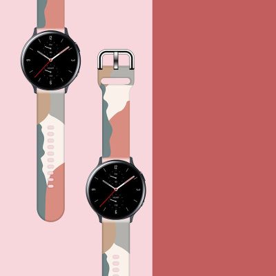 3. Pasek Strap Moro do Samsung Galaxy Watch 40 / 41 / 42 / 43 / 44 mm silikonowa bransoletka opaska do zegarka - wzór 15