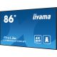 17. Płaski ekran iiyama LH8665UHSB-B1, 86 cali, 215,9 cm