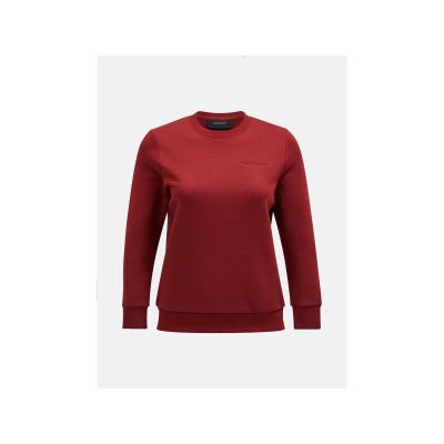 5. Bluza Peak Performance W Original Small Logo Crew bordowy