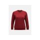 5. Bluza Peak Performance W Original Small Logo Crew bordowy