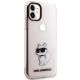 4. Etui Karl Lagerfeld Ikonik Choupette na iPhone 11 / Xr - różowe