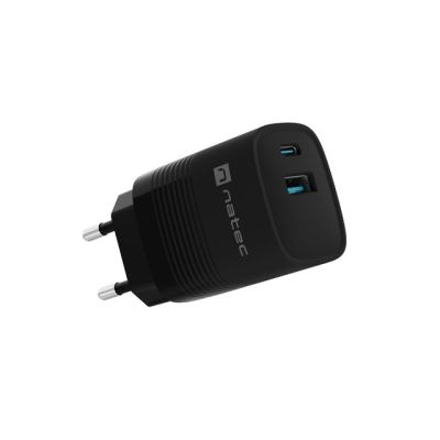9. NATEC ŁADOWARKA RIBERA GAN 1X USB-A + 1X USB-C 30W CZARNA NUC-2141