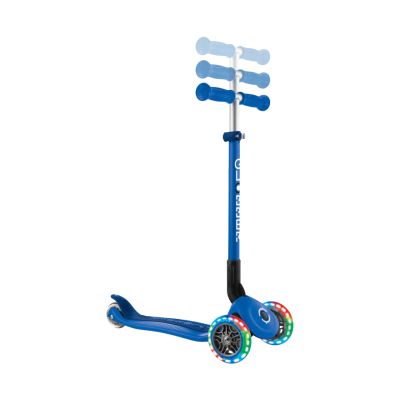 10. Hulajnoga SMJ Globber 3-kołowa Primo Foldable Lights 432-100-3