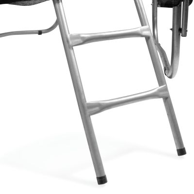 6. VIRTUFIT TRAMPOLINA Z SIATKĄ BEZPIECZEŃSTWA - CZARNA - 251 CM