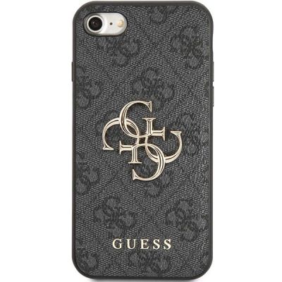 3. Etui Guess 4G Big Metal Logo na iPhone 7 / 8 / SE 2020 / SE 2022 - szare