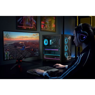 8. ASUS ROG G700 GM700TZ-R9800X283W AMD Ryzen™ 7 9800X3D 32 GB DDR5-SDRAM 2 TB SSD AMD Radeon RX 9070 XT Windows 11 Home Tower PC Czarny