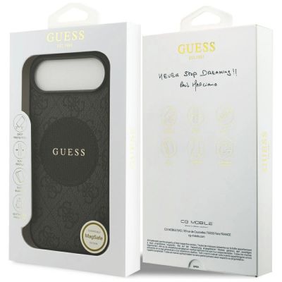 8. Etui Guess 4G Circle Classic Logo MagSafe na iPhone Air - czarne