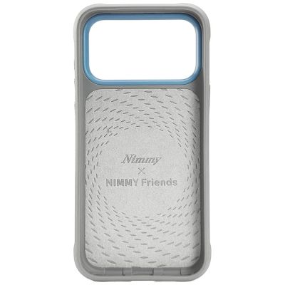 4. Etui Nimmy Glasses Cool nag na iPhone 17 Pro - szare