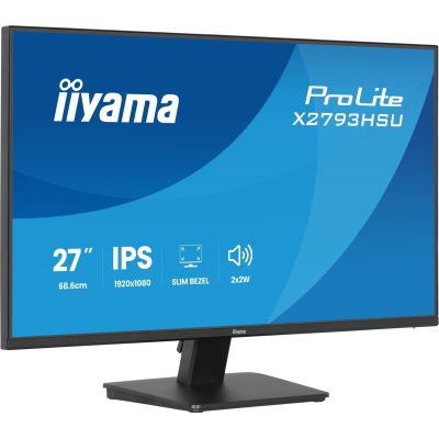 5. iiyama ProLite X2793HSU-B1 monitor komputerowy 68,6 cm (27") 1920 x 1080 px Full HD LED Czarny