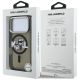 8. Etui Karl Lagerfeld IML Glitter Karl & Choupette Sketch Logo MagSafe na iPhone 17 Pro - czarne