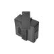 4. Equip 650892 uchwyt do komputera Uchwyt procesora pod biurkiem Czarny