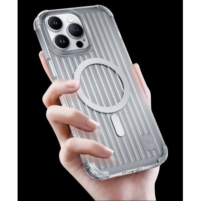 6. Kingxbar PQY Go Out Series magnetyczne etui iPhone 14 Plus MagSafe czarne