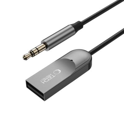 4. Adapter Bluetooth 6.0 Tech-Protect Ultraboost AU04 AUX - szary