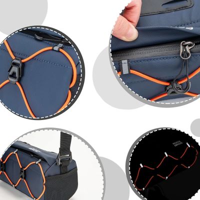 6. Torba Rockbros 30110054002 rowerowa na kierownicę 2,2 l - niebieska