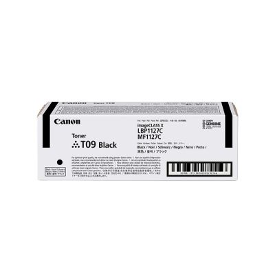 Canon TONER T09 BK kaseta z tonerem 1 szt. Oryginalny Czarny