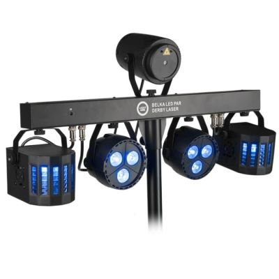 7. Multiefekt LIGHT4ME BELKA LED PAR DERBY LASER
