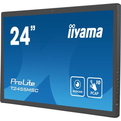 6. Ekran dotykowy iiyama T2455MSC-B1 signage display Płaski panel Digital Signage 61 cm (24") LED 400 cd/m2 Full HD Czarny