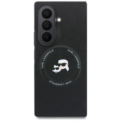 2. Etui Karl Lagerfeld Karl&Choupette Pins MagSafe na Samsung Galaxy Z Fold 8 Ultra - czarne