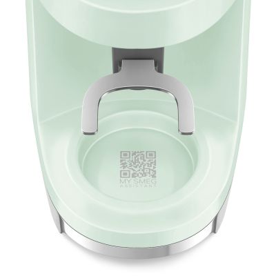 10. Smeg Kaffeem?hle CGF03PGEU, 15 Mahlgrade, 240g Bohnenbeh., 150W, Hellgr?n