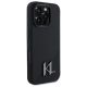 4. Etui Karl Lagerfeld Silicone Shadow Metal Initial MagSafe na iPhone 16 Pro - czarne