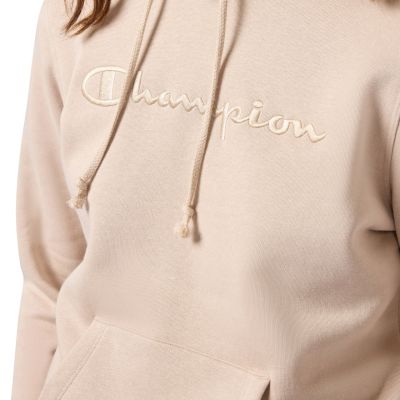4. Bluza damska Champion Hooded Sweatshirt beżowa 118379 MS099