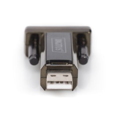 7. Adapter DIGITUS DA-70156 (USB M - RS-232 M; kolor czarny)