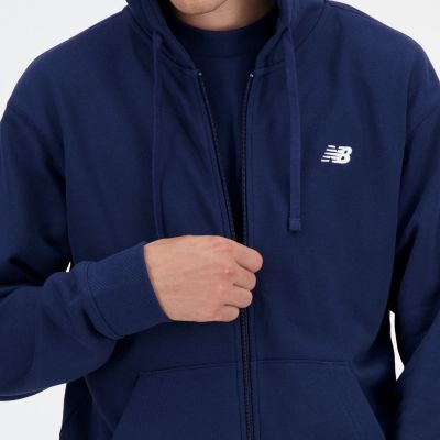 8. Bluza z kapturem New Balance Stacked Logo Fren Nny M MJ41501NNY