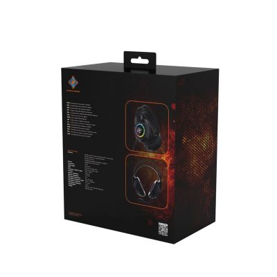 8. Deltaco Gaming GAM-168 słuchawki/zestaw słuchawkowy Przewodowa Opaska na głowę USB Typu-A Czarny