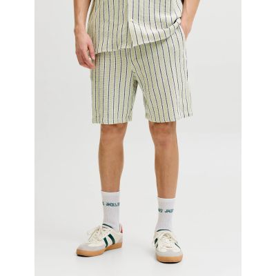 2. Jack&Jones męskie szorty w paski JPSTJAIDEN COBA STRIPE JOG SHORTS REG SN 12274413 TEA/STRIPES