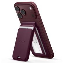 Portfel magnetyczny Tech-Protect MagWallet Stand MagSafe na telefon - burgundowy