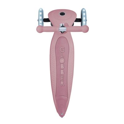 8. Hulajnoga 3-kołowa Globber Foldable Lights ECOlogic Berry 692-510