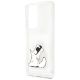 6. Etui Karl Lagerfeld Choupette Fun na Samsung Galaxy S21 Ultra - przezroczyste