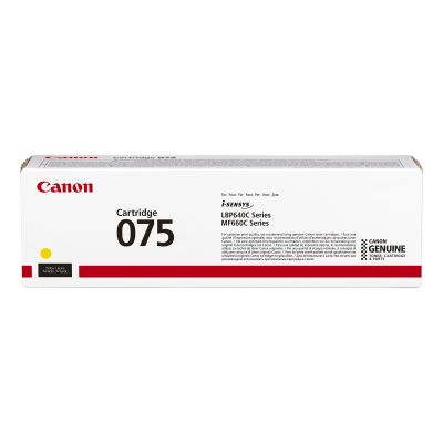 7. Canon 075 kaseta z tonerem 1 szt. Oryginalny Żółty