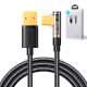 11. Kabel Joyroom Gaming Cable S-UC027A6 USB-C (kątowy) / USB-A (prosty) 3A 1.2 m - czarny