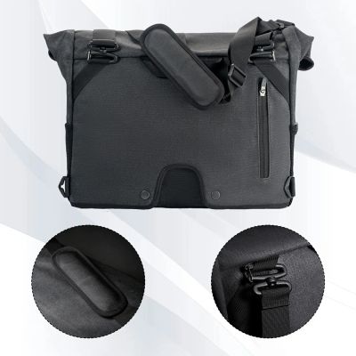 7. Torba na ramię Rockbros H48 na kierownicę do roweru wielofunkcyjna - szara