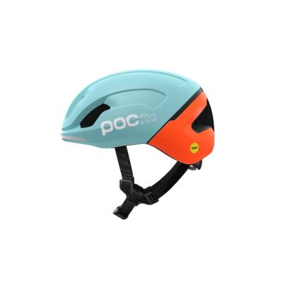 Kask rowerowy POCito Omne MIPS niebiesko pomarańczowy