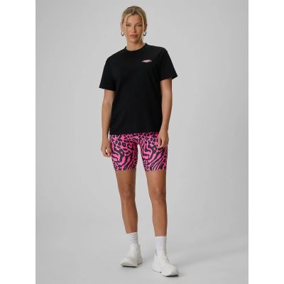 5. Legginsy kolarki dzianinowe damskie 4F 4FRSS26TSTIF053-91A