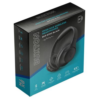 8. BUXTON BHP-8700 - Słuchawki Bluetooth nauszne czarne