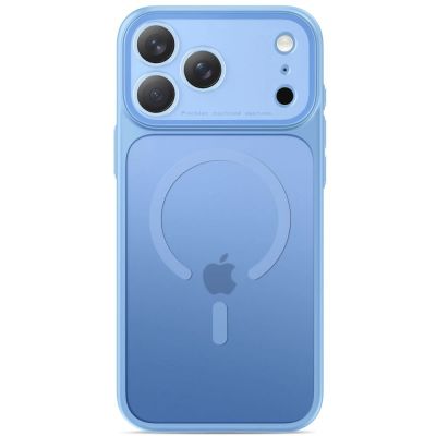 3. Etui Tech-Protect MagPrime MagSafe CC na iPhone 18 Pro / 17 Pro - jasnoniebieskie matowe