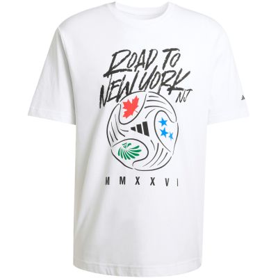 2. Koszulka męska adidas FIFA World Cup 26TM Road to NYNJ Graphic biała KB2535