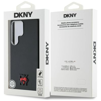 8. Etui DKNY Leather Heart of NY na Samsung Galaxy S25 Ultra - czarne